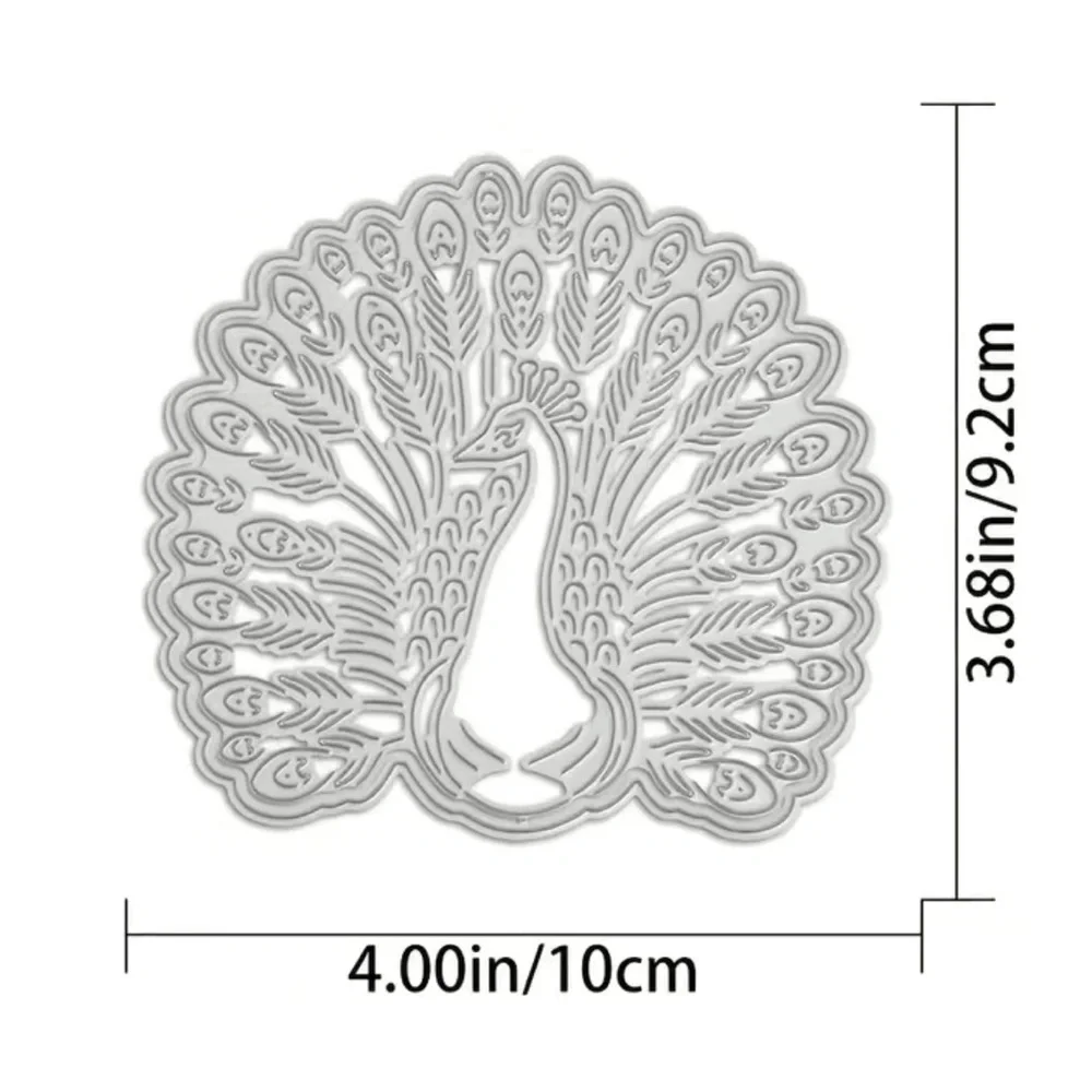 Fantail Peacock DIY Die-Cut Stencil Arts & Craft Tool